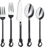 Twist and Shout 20-Piece Stainless Steel Flatware Set, Service for 4