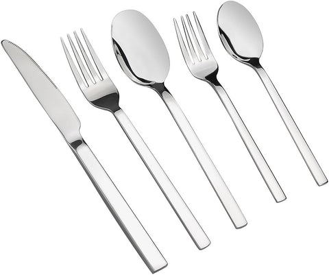 Image of 80 Pieces Stainless Steel Flatware Sets, Service for 16