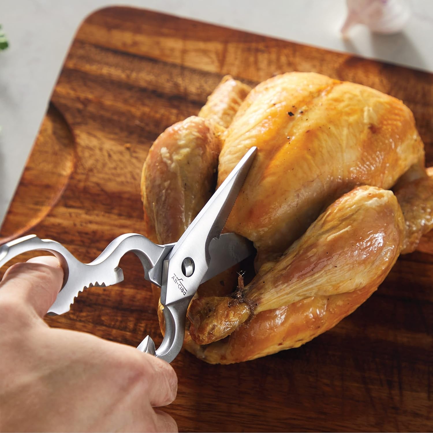 Tools and Accessories Stainless Steel Kitchen Scissors 7.5 Inch Kitchen Tools, Kitchen Hacks Silver