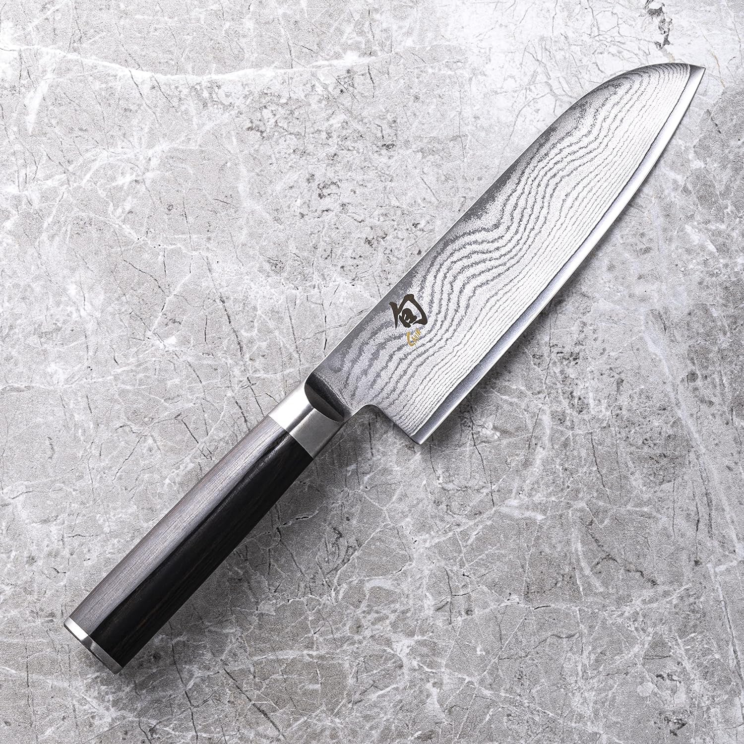 Classic 7 Inch Santoku Knife, Handcrafted in Japan, DM0702
