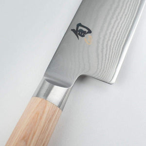 Classic Blonde 7” Santoku Knife, Blonde Pakkawood Handle, Full Tang VG-MAX Blade