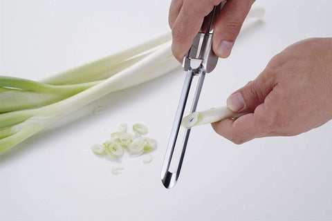 Image of Long Vegetable Peeler, Stainless Steel Blade with Plasctic Safety Cover