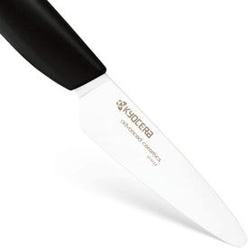 Advanced Ceramic Revolution Series 3-Inch Paring Knife, Black Handle, White Blade