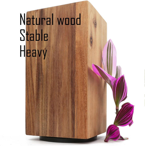 Image of Knife Block with Strong Magnets,360 Magnetic Knife Holder without Knives,Display Stand and Storage Rack without Knives