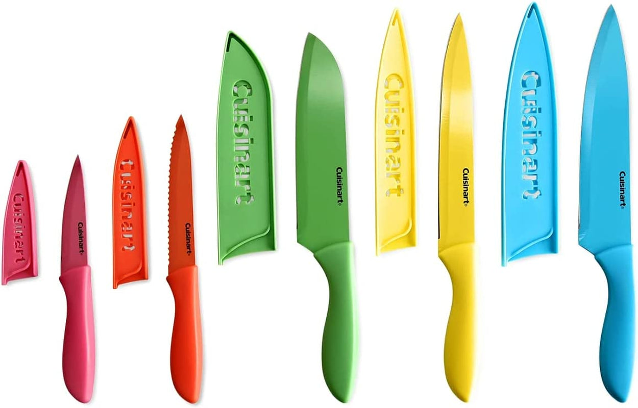 Advantage 10Pc Ceramic- Coated Knife Set