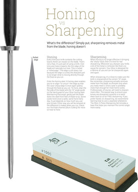 DM0610 Classic 3-Piece Whetstone Sharpening System , 9 Inches