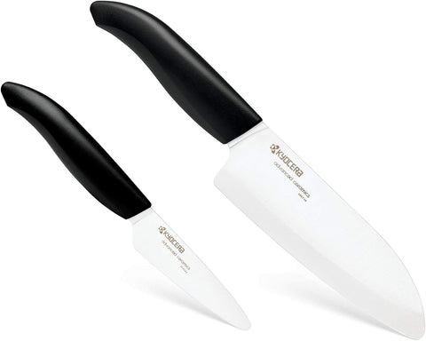 Image of 2-Piece Ceramic Knife Set 5.5" Santoku and 3" Paring Knife