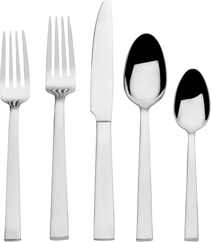 Image of Pinch Forged Stainless Steel 20 Piece Flatware Set, Service for 4