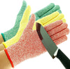 Cut Resistant Gloves - 3 Pack, Food Grade, Fits Both Hands, Level 5 Protection