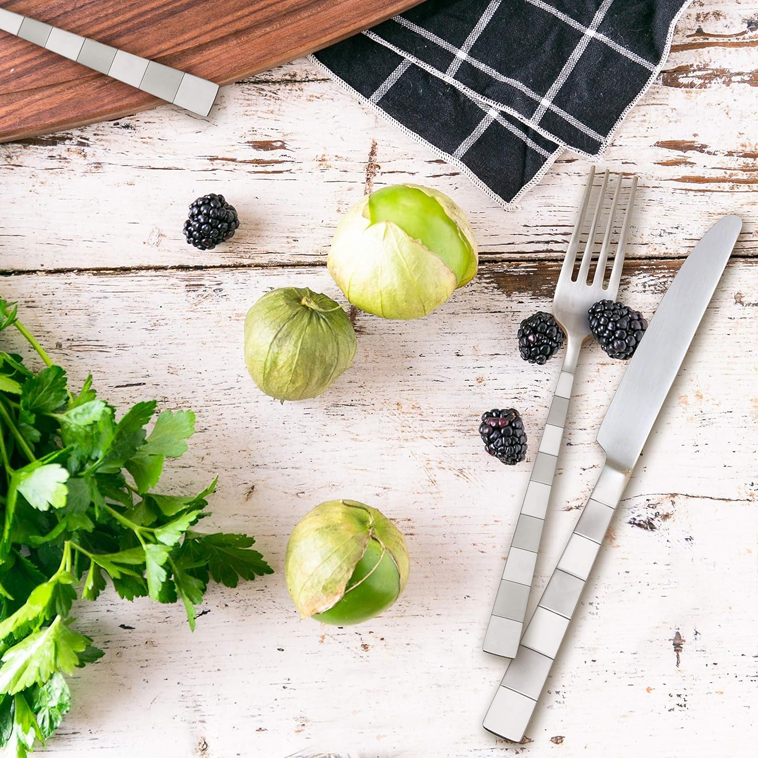 Frederickfrosted–20Piece Flatwareset,Servicefor4, 20 Piece, Silver