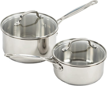 11-Piece Cookware Set, Chef'S Classic Stainless Steel Collection 77-11G