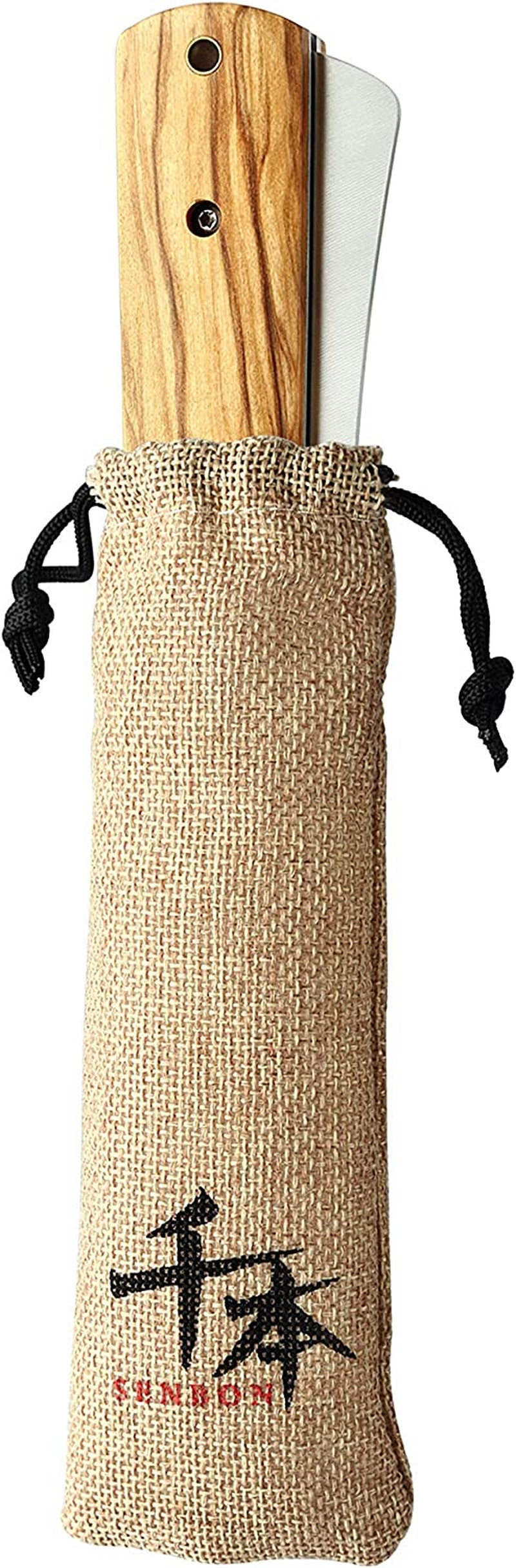 440A Stainless Steel Ultra Sharp Pocket Folding Chef Knife Peeling Utility Knife Fruit Knife Natural Olive Handle Camping BBQ Trip Outdoor Portable Kitchen Knife