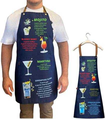 Image of Kitchen Funny Apron,Unique Gift Box for Everyone Creative Gifts for Birthday Christmas Thanksgiving,Cute Cooking Aprons