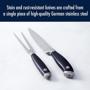 HENCKELS Forged Elite Razor-Sharp 2-Piece Carving Knife Set, German Engineered Informed by 100+ Years of Mastery