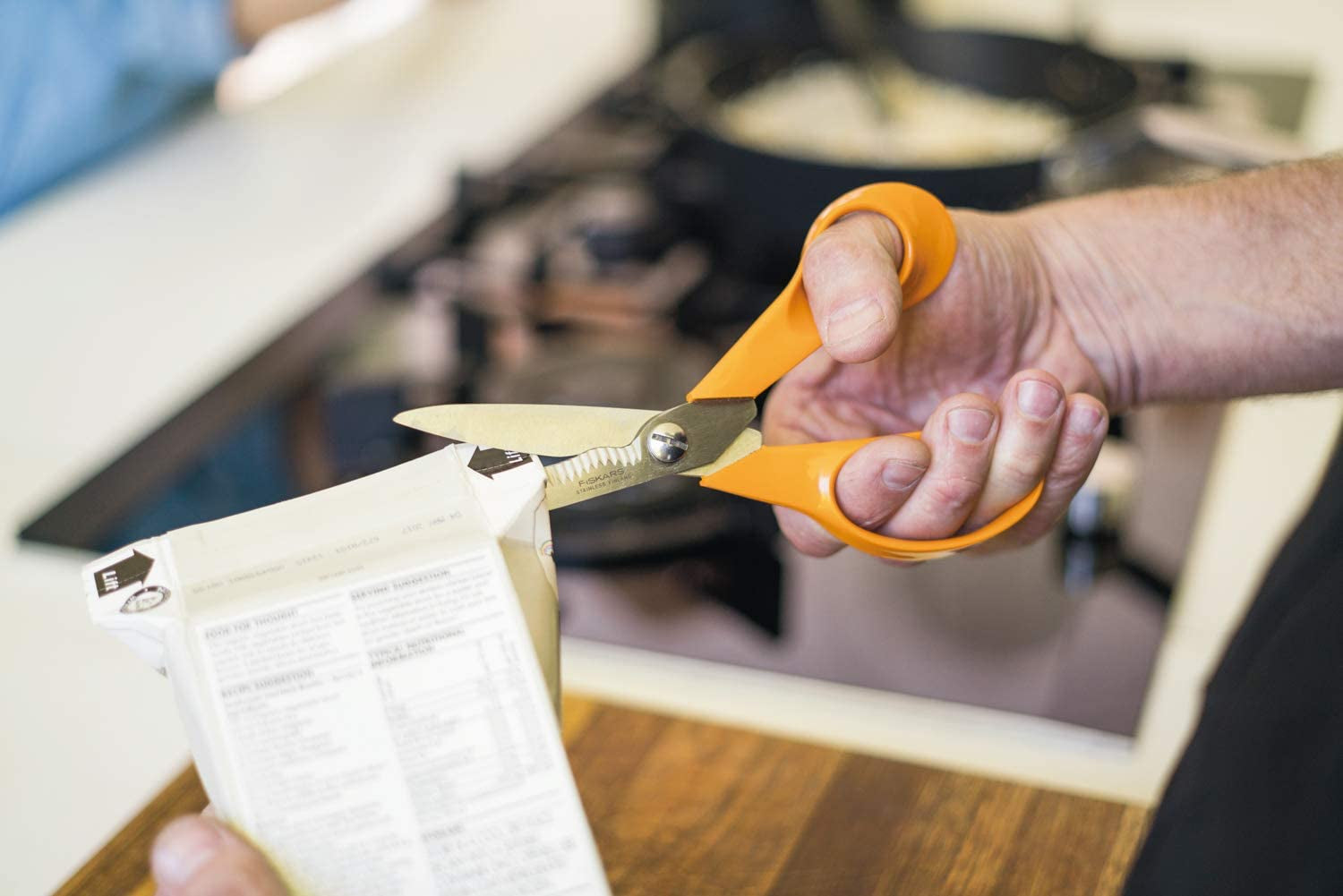 Kitchen Scissors, Total Length: 18 Cm, Quality Steel/Synthetic Material, Classic, 1000819