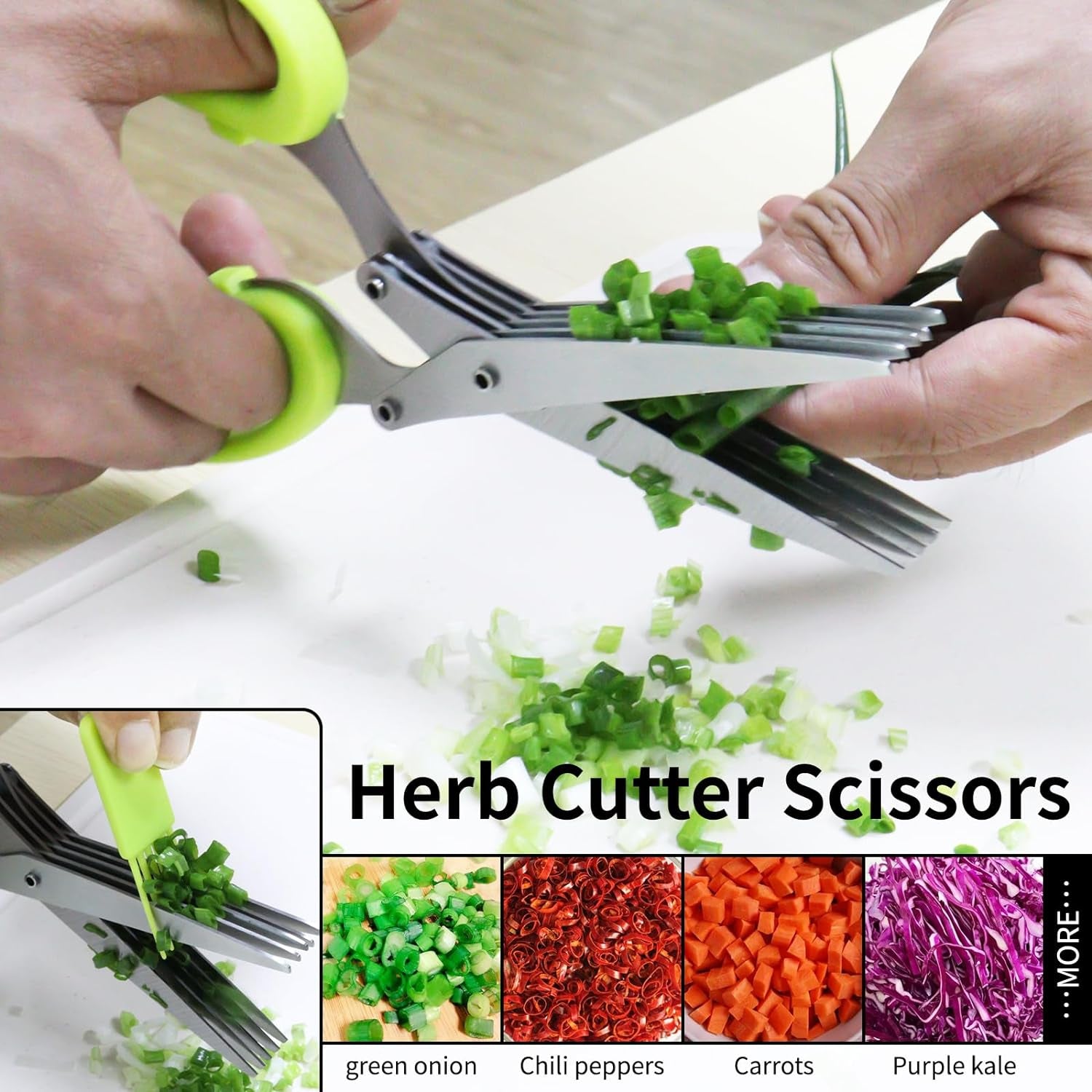 Kitchen Shears, 2-Pack Heavy Duty Kitchen Scissors, Dishwasher Safe Meat Scissors, Stainless Steel Herb Scissors General Use for Chicken, Poultry, Fish, Chive, Meat, Basil, Multipurpose Sharp Sissors