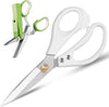 Professional Kitchen Shears,Multi Purpose Scissors - Premium Heavy Duty Shears Ultra Sharp Stainless Steel Shears(2 Pack)