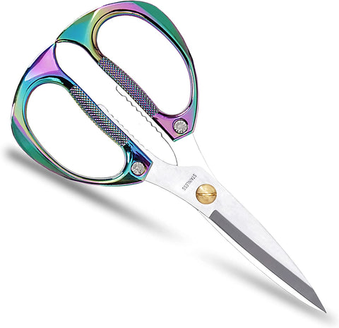 Image of Heavy Duty Kitchen Scissors, 7.5Inches Stainless Steel Multi-Function Kitchen Shears with Zinc Alloy Handle, Kitchen Tools for Chichen, Meat, Herbs, Vegetable, BBQ
