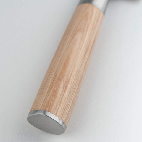 Image of Classic Blonde 9” Bread Knife, Blonde Pakkawood Handle, Full Tang VG-MAX Blade