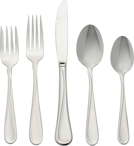 Image of Flight 45-Piece Stainless-Steel Flatware Set, Service for 8