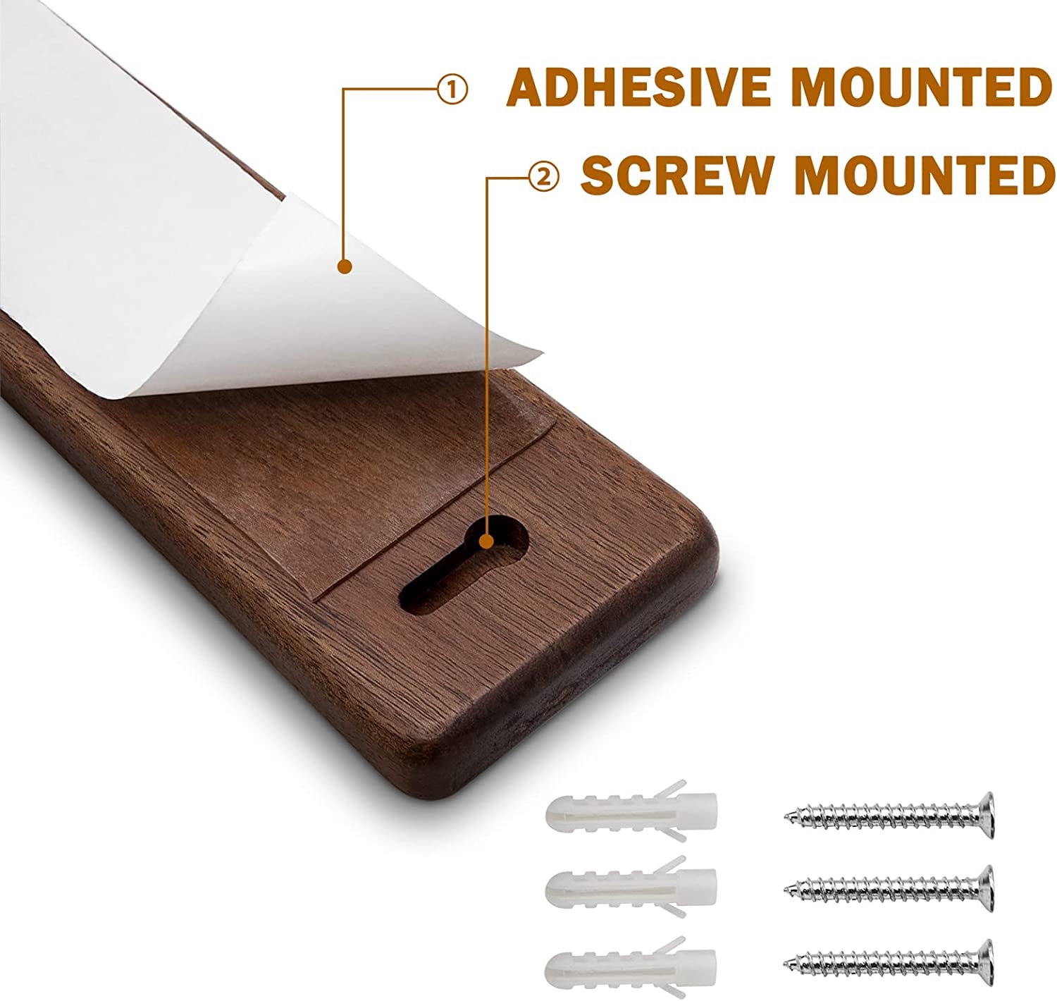 Magnetic Knife Strips, Magnetic Knife Holder for Wall 16 Inch, Acacia Wood Knife Magnetic Strip Use as Knife Bar, Knife Holder for Kitchen Utensil Organizer