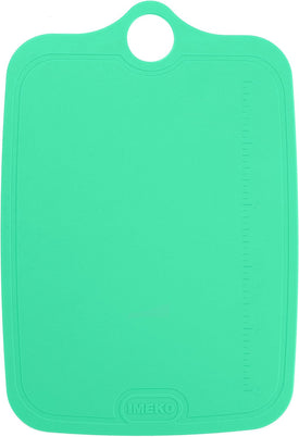 TPU Cutting Board, BPA Free, Knife Friendly, Flexible, Dishwasher Friendly, Space Saving, Ergonomic Design, Chopping Mat - Aqua Green - Size: Medium 13.7" X 9.4"- W: 10 Oz.