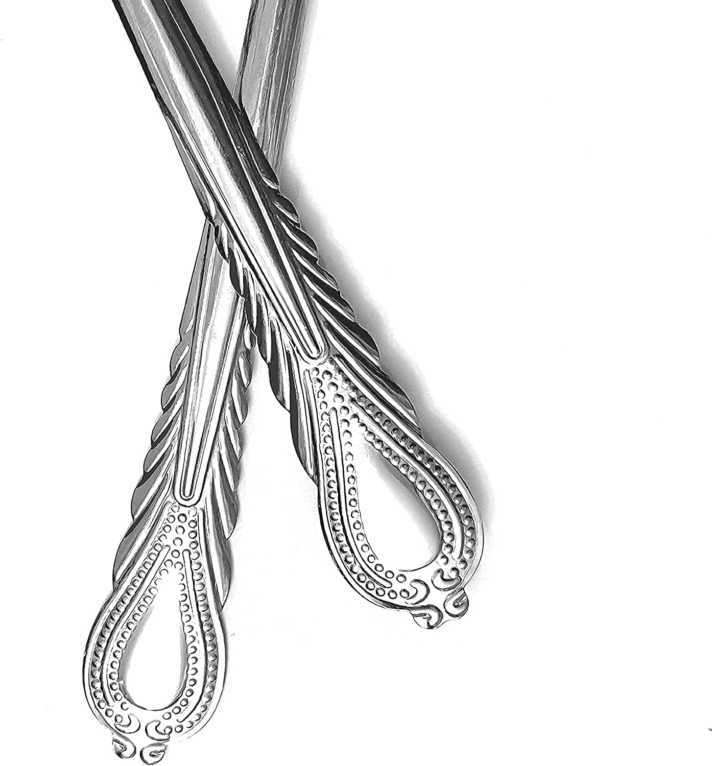 Forks and Spoons 12 Pieces Stainless Steel Cutlery Silverware Flatware Tableware Set Dishwasher Safe Rust and Heat Resistant