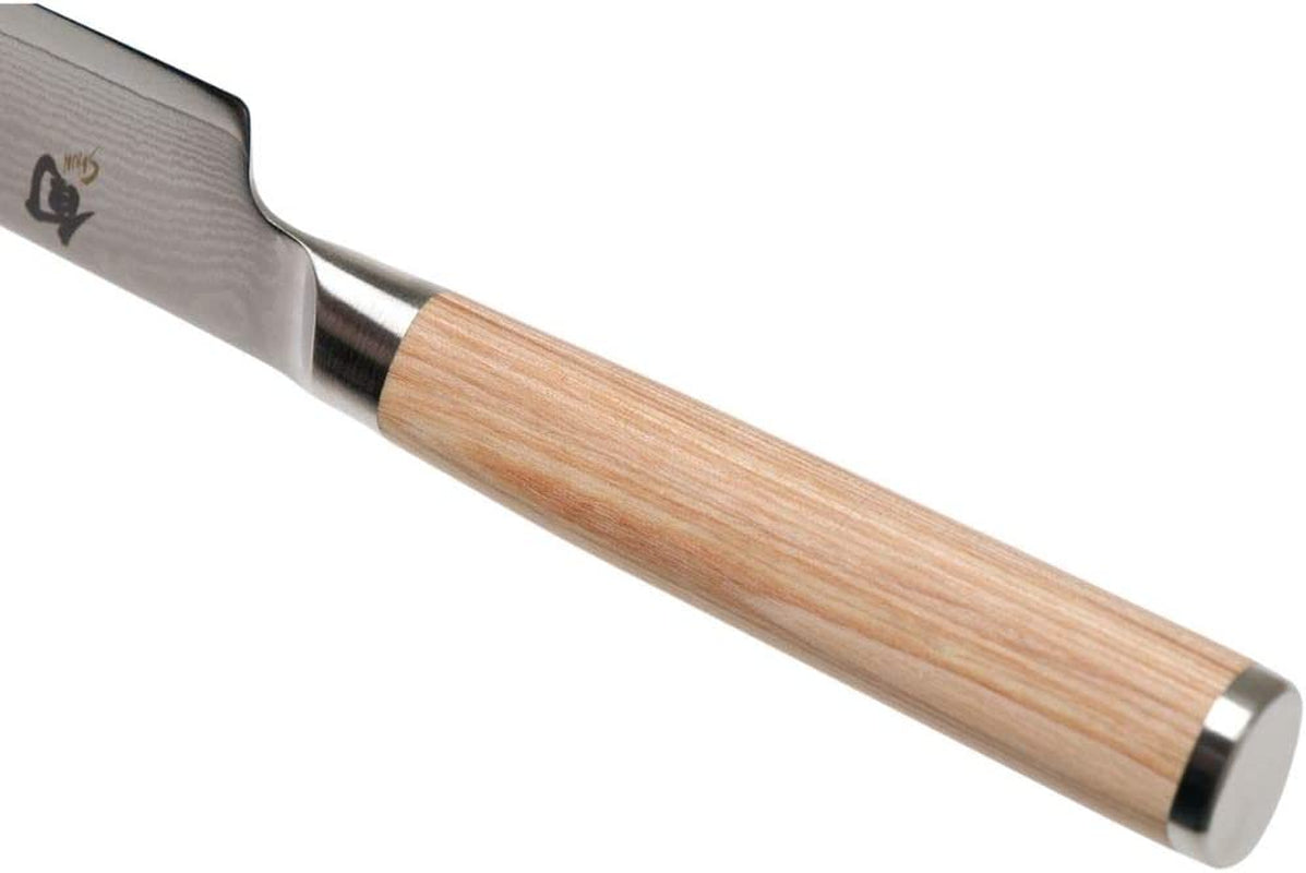 Classic Blonde 6” Utility Knife, Blonde Pakkawood Handle, Full Tang VG-MAX Blade