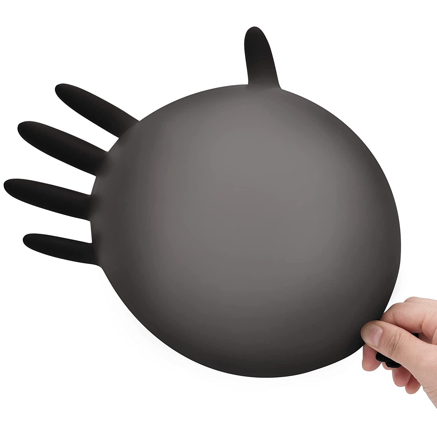 Disposable Nitrile Exam Gloves, 3-Mil, Black Nitrile Gloves Disposable Latex Free for Medical, Cooking & Esthetician, Food-Safe Rubber Gloves, Powder Free, Non-Sterile, 100-Ct Box (Medium)