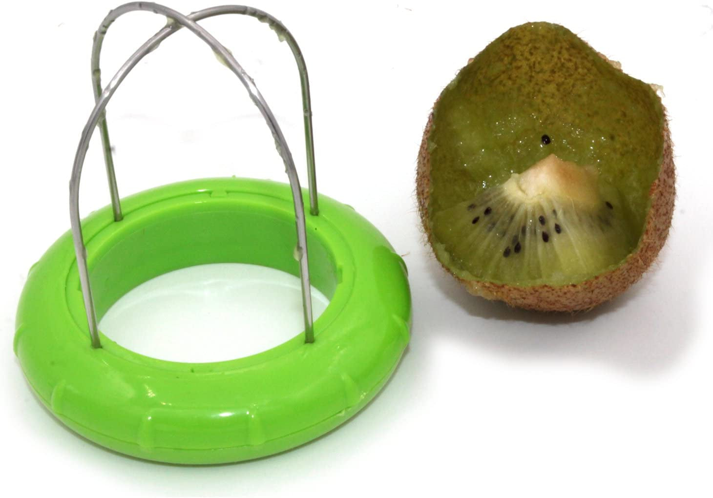 ® TH502 Green Kiwi Fruit Cut Digging Core Twister Slicer Kitchen Peeler Tool Cutter Device for Fruit Salad