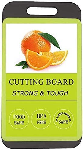 Mini Kitchen Cutting Board Mats, Bpa-Free, Dishwasher Safe, Juice Grooves, Thicker Boards, Easy Grip Handle, Non Porous (1)