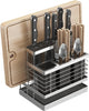 Knife Holder, Knife Block, Cutting Board Organizer, Knife Organizer, Knife Holder for Kitchen Counter, Cutting Board Organizer for Cabinet, Storage for Knives, Cutting Boards, Spoons, Etc.