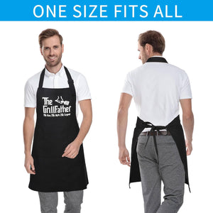 Funny Aprons for Men Customized Funny Gifts for Men, Cooking Grilling BBQ Chef Apron, Gifts for Husband, Dad