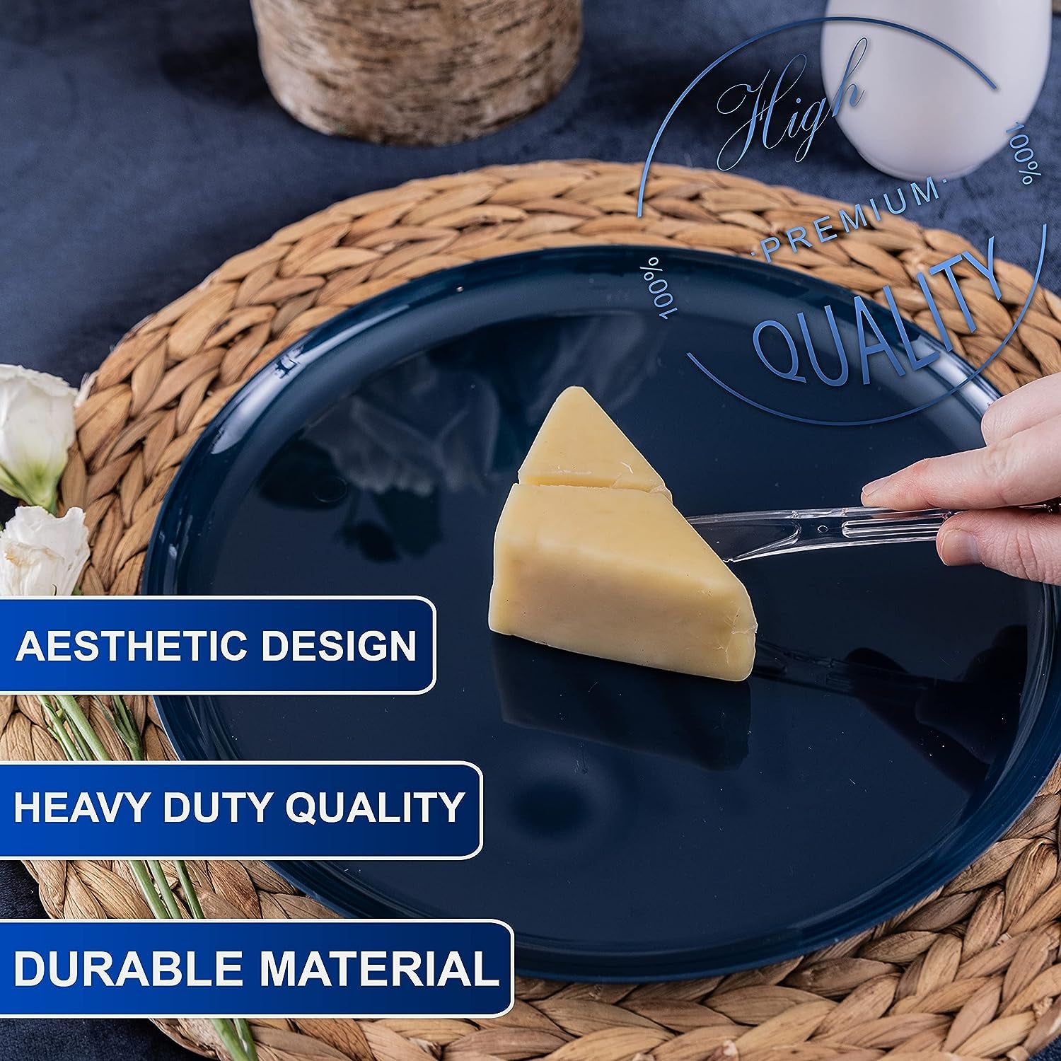 Disposable Cutlery Set, SAPPHIRE Design, Clear Color, 360 Pieces: 180 Forks, 120 Spoons, 60 Knives