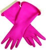 Premium Waterblock Reusable Household Cleaning Gloves, Medium, Pink