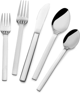 Graciela Forged 20-Piece Flatware Set, Silver