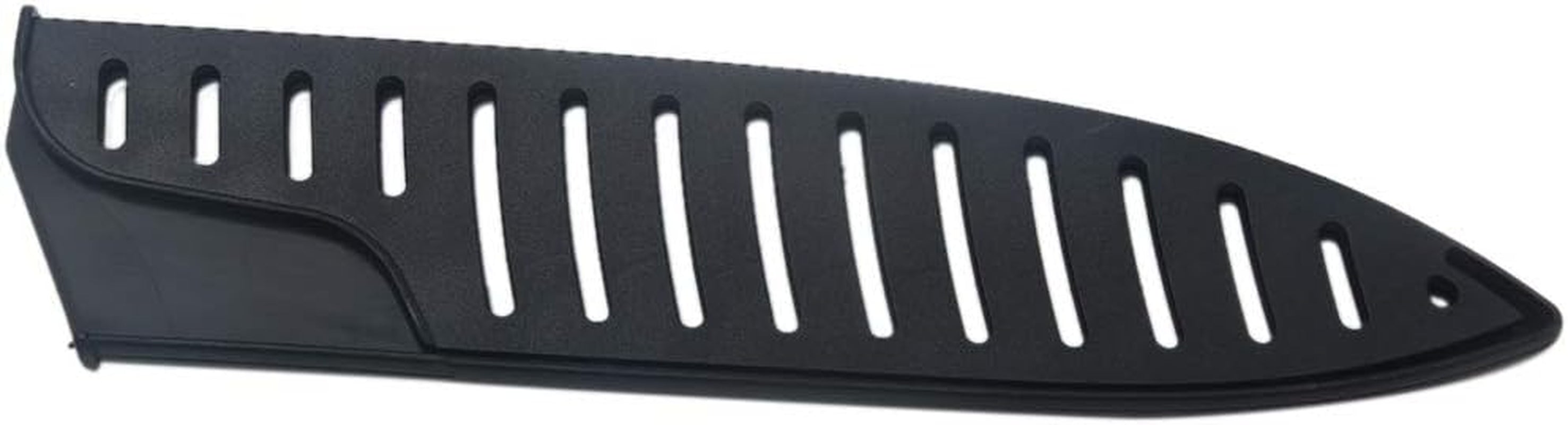 Black Plastic Kitchen Knife Blade Protector Cover for 8 Inches Knife, 8 Inch Knife Sheath, 8 Inch Knife Cover Practical Black Protector for Knife Blade Kitchen Utensil