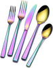 Dream Rainbow 20-Piece Flatware Set, Silver