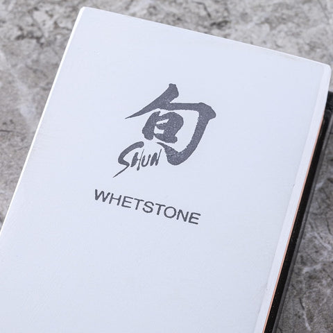 Image of Combination Whetstone for Knife Sharpening, 300 and 1000 Grit, DM0708, 6", Light Gray