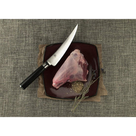 Cutlery Classic Boning & Fillet Knife 6”, Easily Glides through Meat and Fish, Authentic, Handcrafted Japanese Boning, Fillet and Trimming Knife,Silver