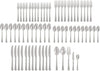 Chroma 65 Piece Fine Flatware Set, Service for 12, 18/10 Stainless Steel, Silverware Set, Dishwasher Safe