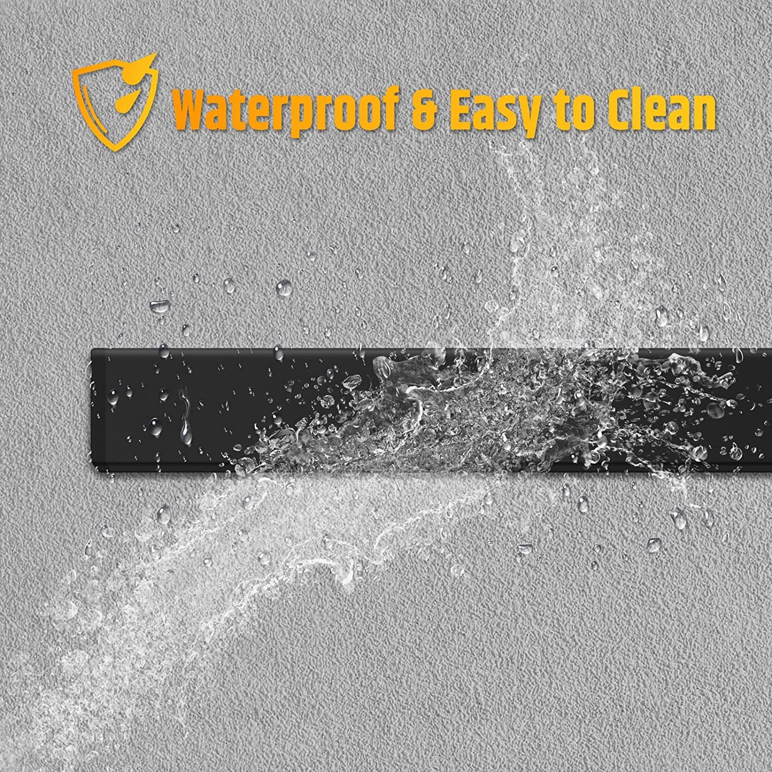 Fridge Applicable 17 Inch Double Sided Magnetic Knife Holder - Stainless Steel Knife Strip with Powerful Magnetic Pull Force - Use as Kitchen Knife Holder, Knife Rack & Tool Holder - Matte Black