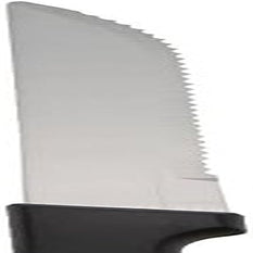 (Set of 96) Serrated-Edge Pointed-Tip Steak Knives, 5-Inch Stainless Steel Blade Steak Knives with Plastic Handles for Restaurants