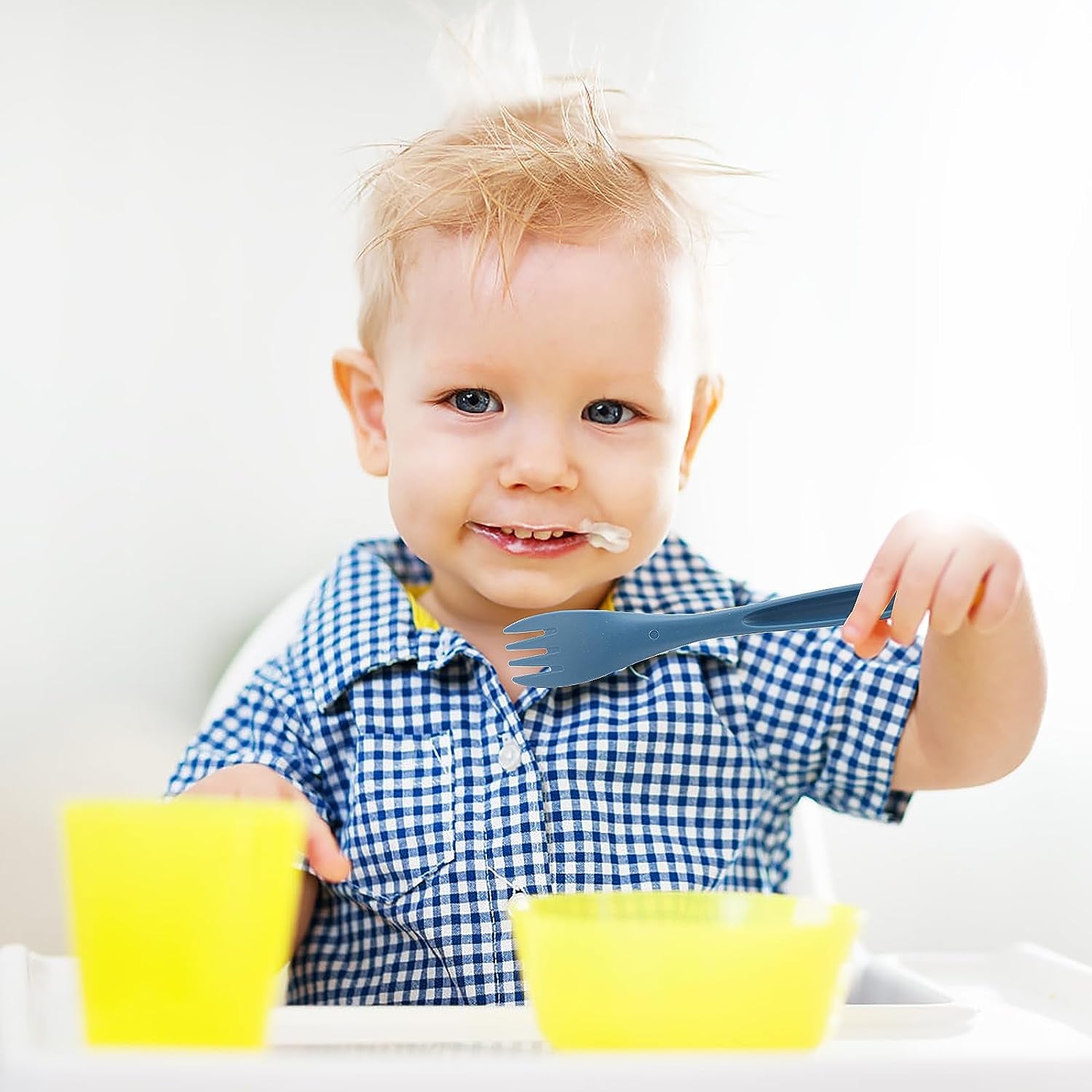 Cutlery Set Flatware Eating Utensils 2 Packs Camping Travel Case Kits Reusable Portable Lunch Dinnerware Accessories Adults Kids Fork Spoon Storage Box Outdoor