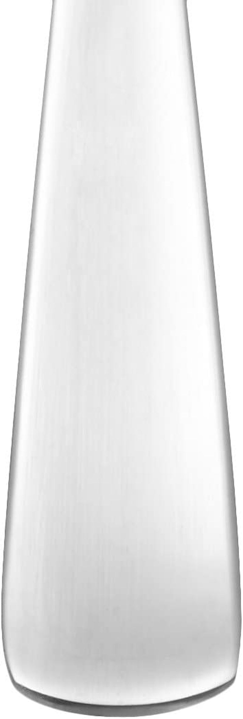 20-Piece Stainless Steel Flatware Set with Square Edge, Service for 4, Silver