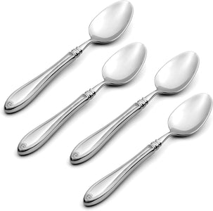 Sheraton Fine Flatware Teaspoons, 0.50 LB, Metallic