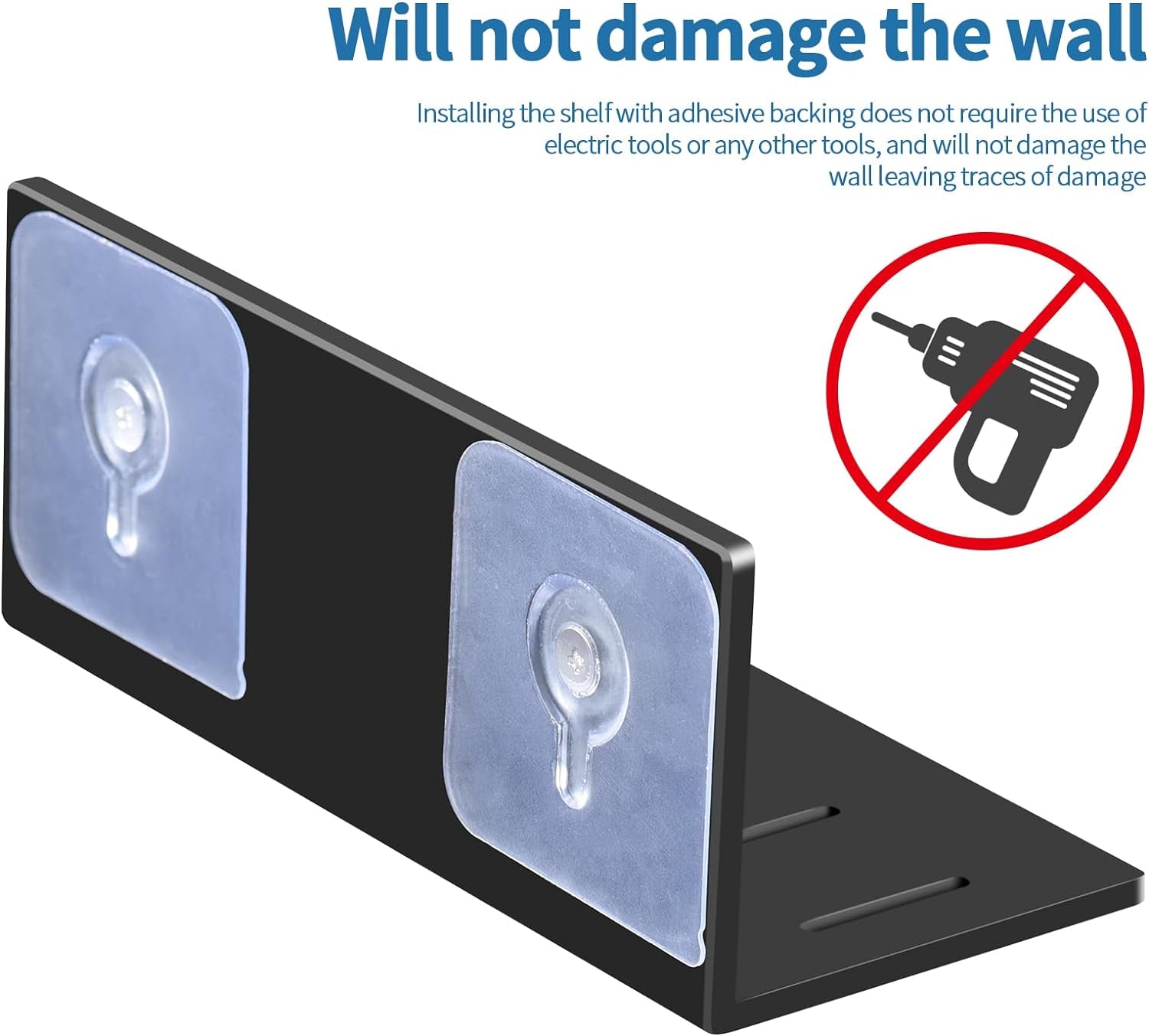 6.7-Inch Knife Holder Punch-Free Knife Bar Strong Knife Acrylic Holder Cheese Knife Organizer Kitchen Knife Cutlery Organizer 2Pack