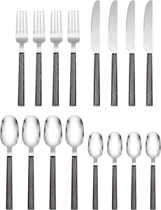 Henley Grey 16 Piece Flatware Set, 16PC FW