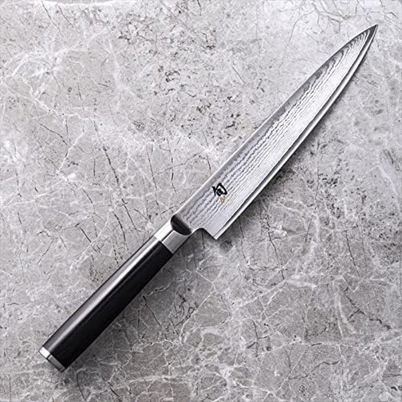 Cutlery Classic Utility Knife 6", Narrow, Straight-Bladed Kitchen Knife Perfect for Precise Cuts, Ideal for Preparing Sandwiches or Trimming Small Vegetables, Handcrafted Japanese Knife