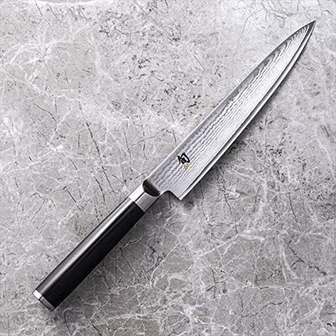 Image of Cutlery Classic Utility Knife 6", Narrow, Straight-Bladed Kitchen Knife Perfect for Precise Cuts, Ideal for Preparing Sandwiches or Trimming Small Vegetables, Handcrafted Japanese Knife